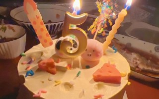 我和爸爸一起过生日