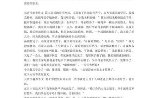 元宵佳节的趣事（一个女孩的异想天开）