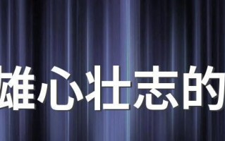 心有所求，远方彼岸（老骥复苏，迎接挑战）