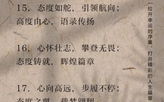 态度决定人生（一个乐观的人生故事）