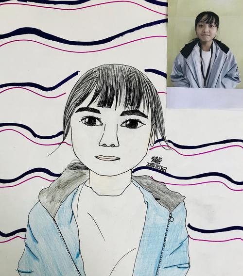 主题：我与我的自画像-第3张图片-学作网