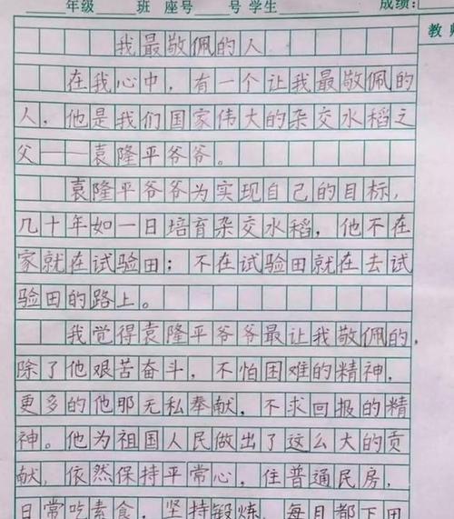 以我最敬佩的人左右（父亲对我的影响）-第1张图片-学作网