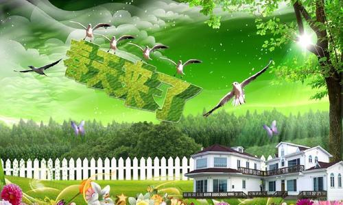 春天的信使】（生命之舞，爱的降临】）-第1张图片-学作网