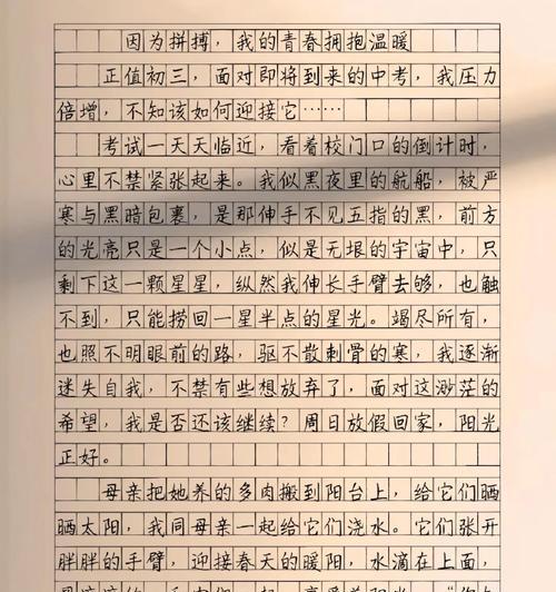 温暖的老师（以老师总能让我拥抱温暖）-第1张图片-学作网